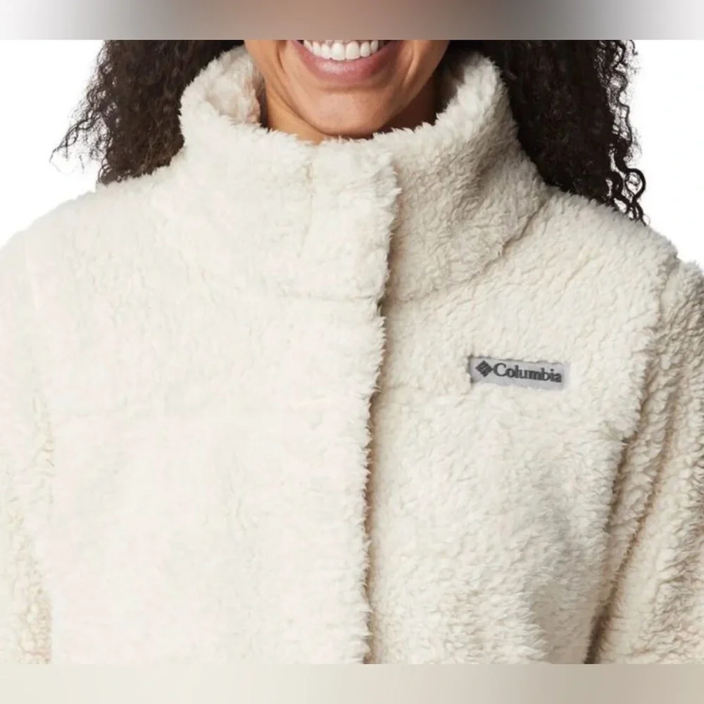 NWT Columbia Women's Long Fleece Jacket - Picture 4 of 9